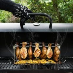 GrillX Kippenvleugelhouder - Kiphouder Voor BBQ & Oven - RVS - BBQ Accesoires -Barbecue Grill Winkel 1200x1200 533