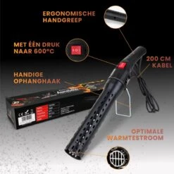 Master Knives BBQ Aansteker Electrisch - BBQ Accesoires - Zwarte BBQ Starter - Looftlighter -Barbecue Grill Winkel 1200x1200 591