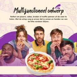 Nowad Pizzaschep RVS Rond Voor BBQ En Oven - 30,5 Cm - Pizzaspatel - Taartschep - Houten Handvat - Ophangbaar - Rond - Vaatwasbestendig - Keukenaccessoires -Barbecue Grill Winkel 1200x1200 603