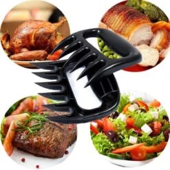 Merkloos Professionele Vleesshredders / Vleesklauwen | Meat Claws | BBQ | Bear Paws | Meat Shredders | Vlees Houders | Barbeque Accesoires | Pulled Pork Klauwen | 2 Stuks -Barbecue Grill Winkel 1200x1200 629