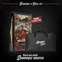 Mountain Jack® 40-Delige Luxe BBQ Grill Accessoires Set In Roestvrij Staal – Barbecue Gereedschap – Tangenset, Vlees Thermometer, Vleestang, Borstel, Spiezen, Vleesmes, Vleesvork -Barbecue Grill Winkel 1200x1200 641