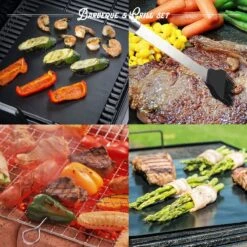 Mountain Jack® 40-Delige Luxe BBQ Grill Accessoires Set In Roestvrij Staal – Barbecue Gereedschap – Tangenset, Vlees Thermometer, Vleestang, Borstel, Spiezen, Vleesmes, Vleesvork -Barbecue Grill Winkel 1200x1200 643