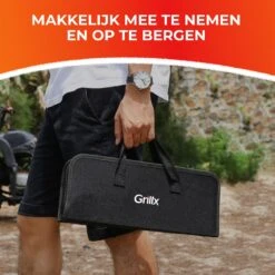 GrillX Barbecue Gereedschap Set - 19-delig - Inclusief Luxe Draagtas - BBQ Accesoires - Gereedschapset -Barbecue Grill Winkel 1200x1200 655