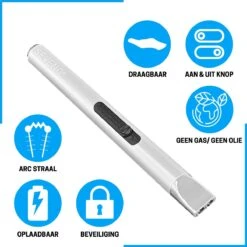 Aansteker Elektrisch - Plasma Aansteker - Aansteker Voor Kaarsen - Oplaadbaar Met USB Kabel - Windproof - SEVEND® 12 Aansteker Elektrisch - Plasma Aansteker - Aansteker Voor Kaarsen - Oplaadbaar Met USB Kabel - Windproof - SEVEND® -Barbecue Grill Winkel 1200x1200 665