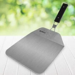 RVS Pizzaschep Inklapbaar Vierkant Handvat - Taartschep - Pizzaspatel BBQ Pannekoeken Spatel -Barbecue Grill Winkel 1200x1200 693