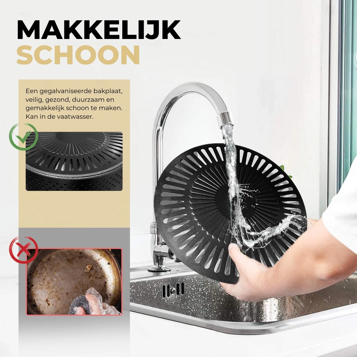 Ozocozy BBQ-ONE Houtskool Tafelbarbecue - Ø30 Cm- Zwart - Incl. Draagtas, Siliconen Bakkwast En RVS-Barbecuetang 10 Ozocozy BBQ-ONE Houtskool Tafelbarbecue - Ø30 Cm- Zwart - Incl. Draagtas, Siliconen Bakkwast En RVS-Barbecuetang - Afbeelding 8