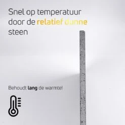 Pizzasteen BBQ Oven - Lava Van Vulkaan Etna - Barbecue Accesoires - Made In Italy - Broodbaksteen - 30x38x1.1 - VDN -Barbecue Grill Winkel 1200x1200 776