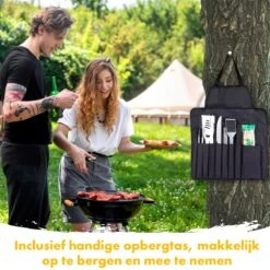 BBQ Accesoires Set Gereedschap Tang Borstel Barbecue Kookgerei - 10 Delig -Barbecue Grill Winkel 1200x1200 790