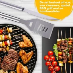 BBQ Accesoires Set Gereedschap Tang Borstel Barbecue Kookgerei - 10 Delig -Barbecue Grill Winkel 1200x1200 793
