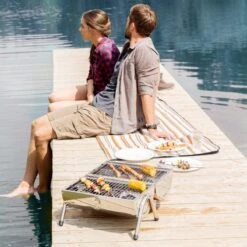 BBQ Collection Houtskoolbarbecue - Cilinder - Chroom -Barbecue Grill Winkel 1200x1200 85