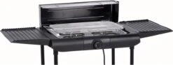 Excellent Electrics Elektrische Barbecue - Grilloppervlak (LxB) 36x24 Cm - 2000W - Zwart 15 Excellent Electrics Elektrische Barbecue - Grilloppervlak (LxB) 36x24 Cm - 2000W - Zwart -Barbecue Grill Winkel 1200x453 1