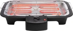 Tristar BQ-2813 Electrische Tafelbarbecue - Grilloppervlak (LxB) 38x22 Cm - 2000W - Zwart -Barbecue Grill Winkel 1200x520