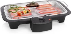 Tristar BQ-2813 Electrische Tafelbarbecue - Grilloppervlak (LxB) 38x22 Cm - 2000W - Zwart -Barbecue Grill Winkel 1200x573