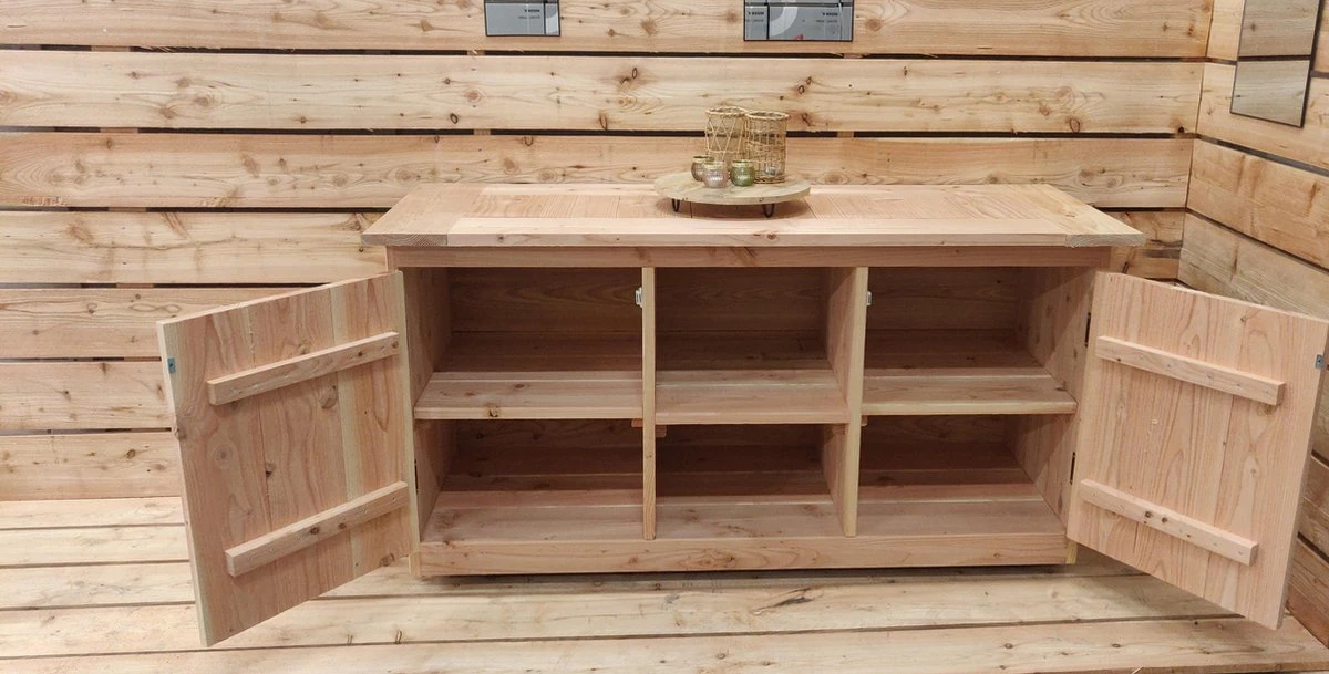 Buitenkeukendeal.nl - Buitenkeuken - Aberdeen - Buitenkeuken - Douglas - Hout - Geschaafd 4 Buitenkeukendeal.nl - Buitenkeuken - Aberdeen - Buitenkeuken - Douglas - Hout - Geschaafd - Afbeelding 2