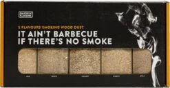 Smokin’ Flavours Giftbox Mot 5x 650ml - Rookmot 5x 650 Ml - Eik - Beuk - Hickory - Kers - Appel -Barbecue Grill Winkel 1200x623