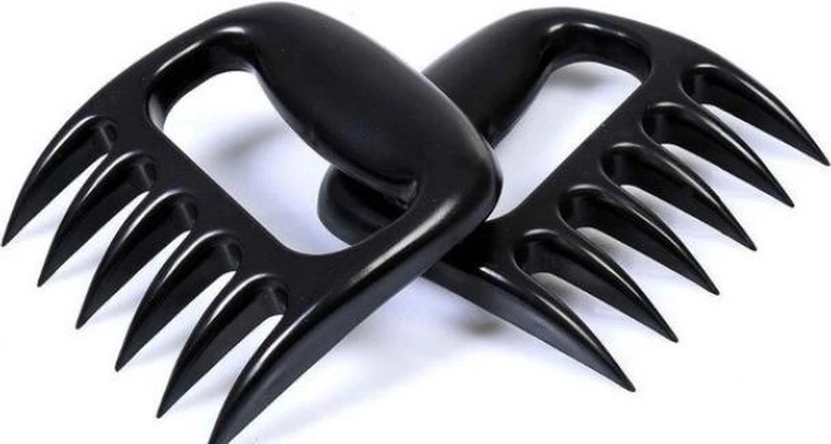 Merkloos Meat Claws - Vleesklauwen - Messen - Barbecue Kookgerei – BBQ Accessoires – Barbeque Accesoires - Kookgerei - 2 Stuks 3 Merkloos Meat Claws - Vleesklauwen - Messen - Barbecue Kookgerei – BBQ Accessoires – Barbeque Accesoires - Kookgerei - 2 Stuks