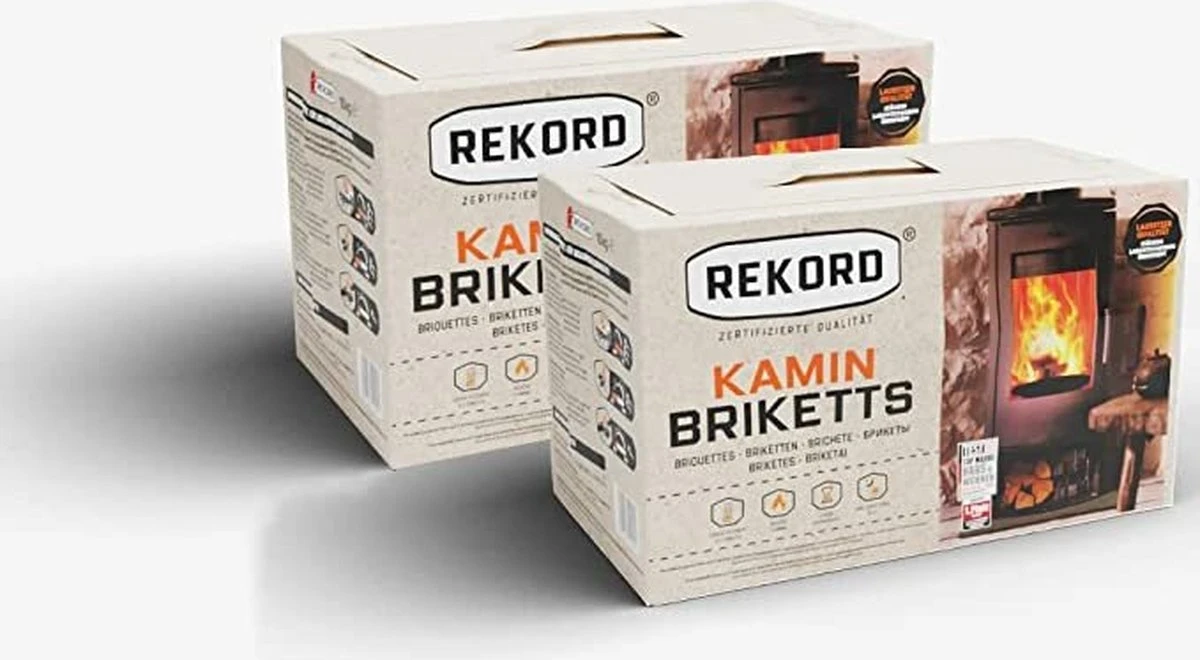 Bruinkoolbriket 10 Kg REKORD- Briketten - Brandhout-briketten Geperst -houtkachel 10kg - 18stk 5 Bruinkoolbriket 10 Kg REKORD- Briketten - Brandhout-briketten Geperst -houtkachel 10kg - 18stk - Afbeelding 3