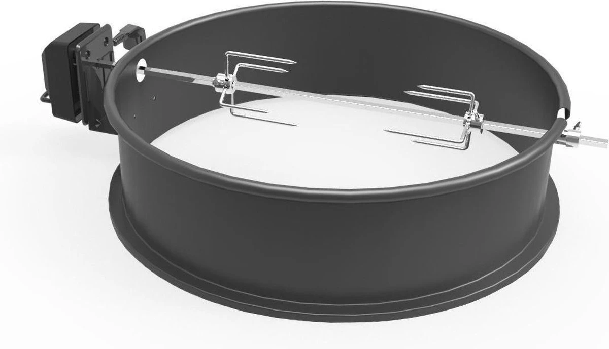 BBQ Rotisserie Ring Elektrisch Barbecuespit - Oa Geschikt Voor Weber Ø 57 CM Kettle 3 BBQ Rotisserie Ring Elektrisch Barbecuespit - Oa Geschikt Voor Weber Ø 57 CM Kettle