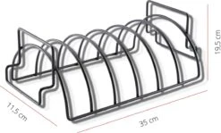 PROKING Sparerib Barbecue Rek – BBQ Accessoires – Inclusief Sparerib Recept – Anti-aanbak Lag – 35 X 19.5 X 11.5 CM 12 PROKING Sparerib Barbecue Rek – BBQ Accessoires – Inclusief Sparerib Recept – Anti-aanbak Lag – 35 X 19.5 X 11.5 CM -Barbecue Grill Winkel 1200x725