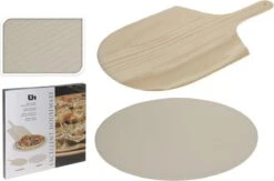 Merkloos Excellent Houseware Pizza-baksteen - Met Pizza-schep -Barbecue Grill Winkel 1200x792 1