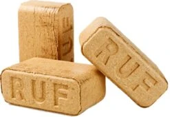 Merkloos RUF Briketten - Beukenhout Briketten - Brandhout - Hout Briketten Geperst - 20kg - 24briketten -Barbecue Grill Winkel 1200x828