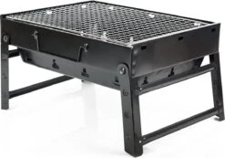 Merkloos Decopatent® Portable Houtskool BBQ - Barbecue - Inklapbaar - Barbecue Houtskool - Tafel Grill - Camping - Strand - Festival - Park -Barbecue Grill Winkel 1200x840