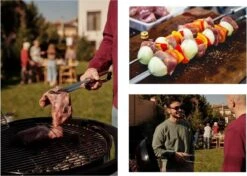 BBQ Accesoires Set Met Thermometer, Handschoenen, Bbq Tang, Bbq Borstel Van Zedar -Barbecue Grill Winkel 1200x856