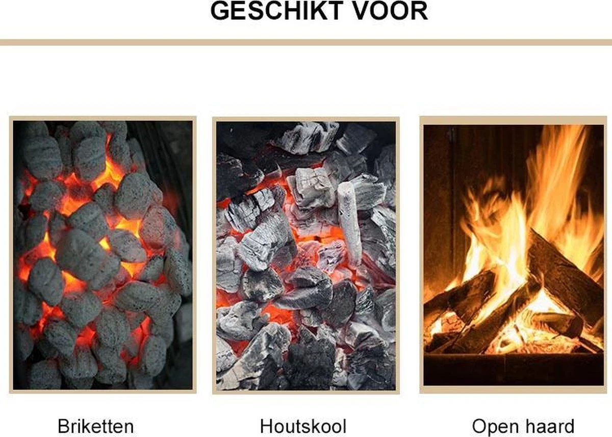 BBQ Aansteker Inclusief 3-in-1 BBQ Borstel - Looftlighter - One Minute Lighter - Elektrische BBQ Aansteker - BBQ Starter - BBQ Accessoires 9 BBQ Aansteker Inclusief 3-in-1 BBQ Borstel - Looftlighter - One Minute Lighter - Elektrische BBQ Aansteker - BBQ Starter - BBQ Accessoires - Afbeelding 7