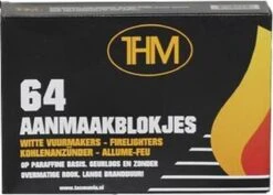 THM Witte Aanmaakblokjes Paraffine 64 Stuks Omdoos 12 Pakjes -Barbecue Grill Winkel 1200x858