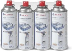 Hendi Gasbussen Butaan Navulling - 227g - Set Van 4 -Barbecue Grill Winkel 1200x863 1