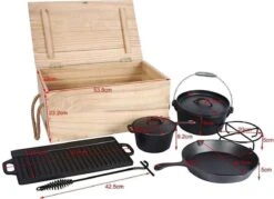 EL Fuego Dutch Oven Set Gietijzer 7-delig -Barbecue Grill Winkel 1200x872 3