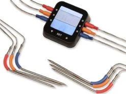 Patton - Kamado 21" - Premium Black - Keramische Barbecue - Incl. Bluetooth Kerntemperatuurmeter - LED Verlichting - Large - Compleet - Zwart -Barbecue Grill Winkel 1200x900 30