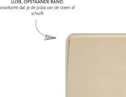 Boska Pizzasteen Deluxe Rechthoek - Voor De Oven - Knapperige Pizza's - 40x32 Cm - BBQ Accessoires -Barbecue Grill Winkel 1200x921 1