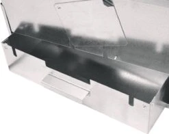 2-L Home & Garden XL Rookoven - RVS - 80x40x28 Cm - 3 Etages -Barbecue Grill Winkel 1200x953