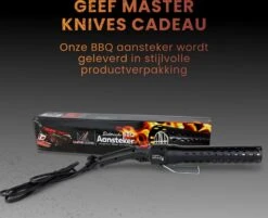 Master Knives BBQ Aansteker Electrisch - BBQ Accesoires - Zwarte BBQ Starter - Looftlighter -Barbecue Grill Winkel 1200x976