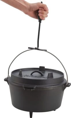 Dutch Oven Enkhuizen Met Deksel Gietijzer Zwart - 4 Varianten -Barbecue Grill Winkel 720x1200
