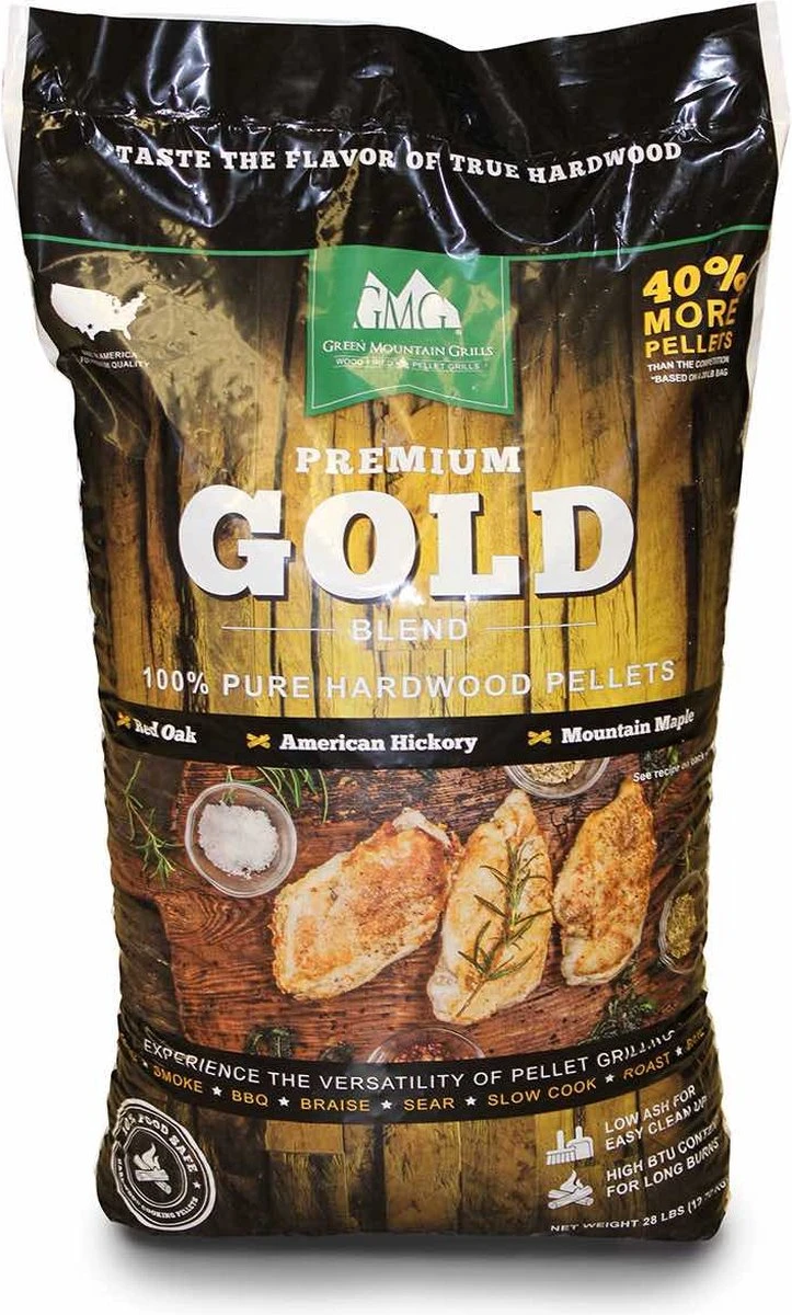 Green Mountain Grills Pellets Gold Blend 3 Green Mountain Grills Pellets Gold Blend