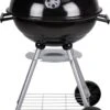 BBQ Collection Houtskoolbarbecue - Kogelbarbecue 45 X 60 Centimeter - Ronde Barbecue - Barbecue Op Wielen - Zwart - Metaal -Barbecue Grill Winkel 735x1200