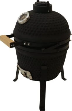 Patton Kamado Grill 13" - Keramisch - Kookoppervlak Ø 28 - Mat Zwart -Barbecue Grill Winkel 784x1200