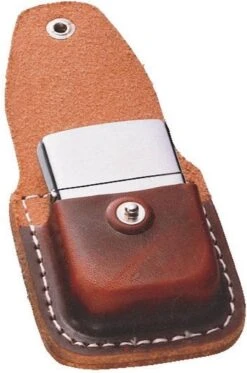 Zippo Pouch Brown With Clip -Barbecue Grill Winkel 794x1200