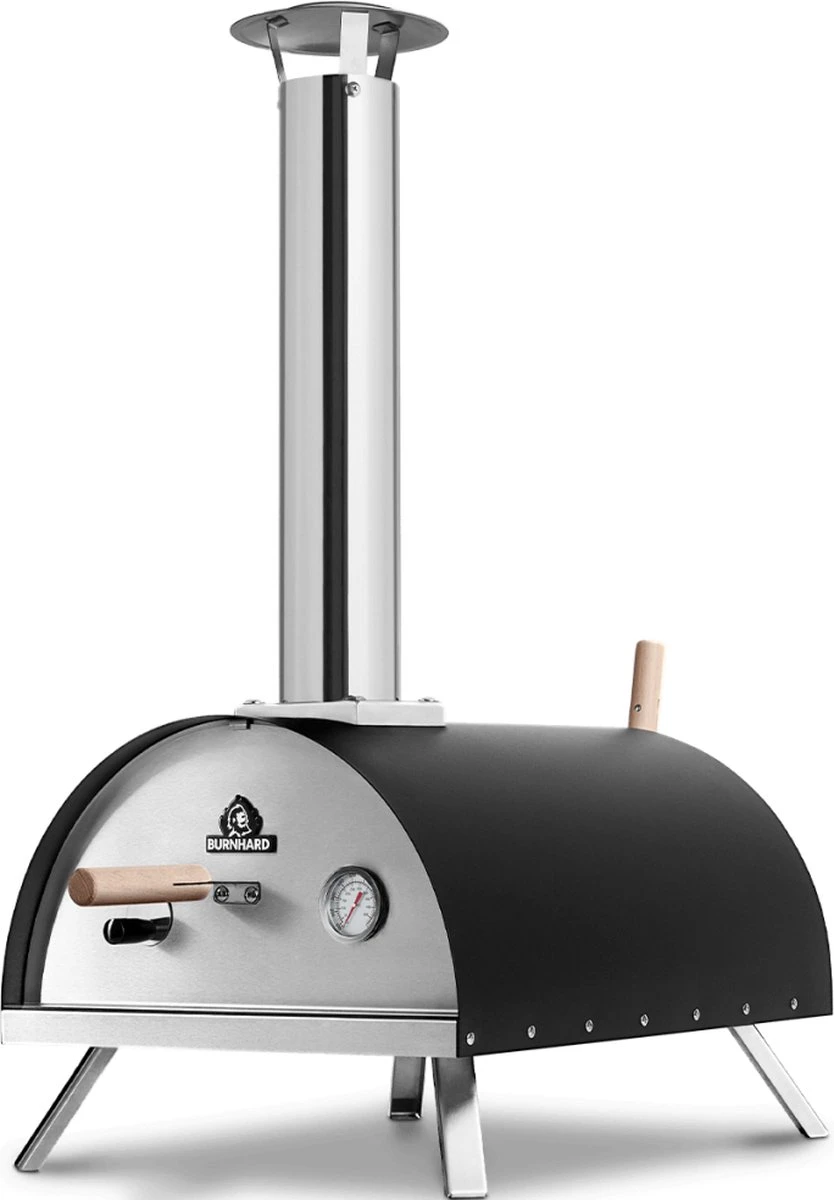 Burnhard Pizzaoven Voor Buiten - Nero 3 Burnhard Pizzaoven Voor Buiten - Nero