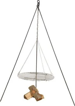 Esschert Design - Driepoot Met Ketting - Haardvuur Accessoires - Staal - Zwart -Barbecue Grill Winkel 857x1200