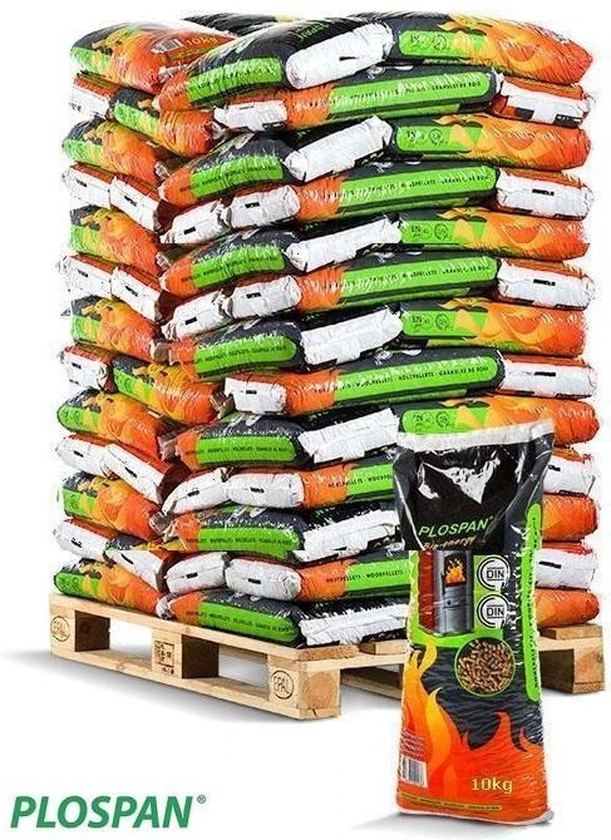 Plospan Houtpellets ENplus A1, DINplus A1, Better Biomass 78 Zakken A 10 Kg 3 Plospan Houtpellets ENplus A1, DINplus A1, Better Biomass 78 Zakken A 10 Kg
