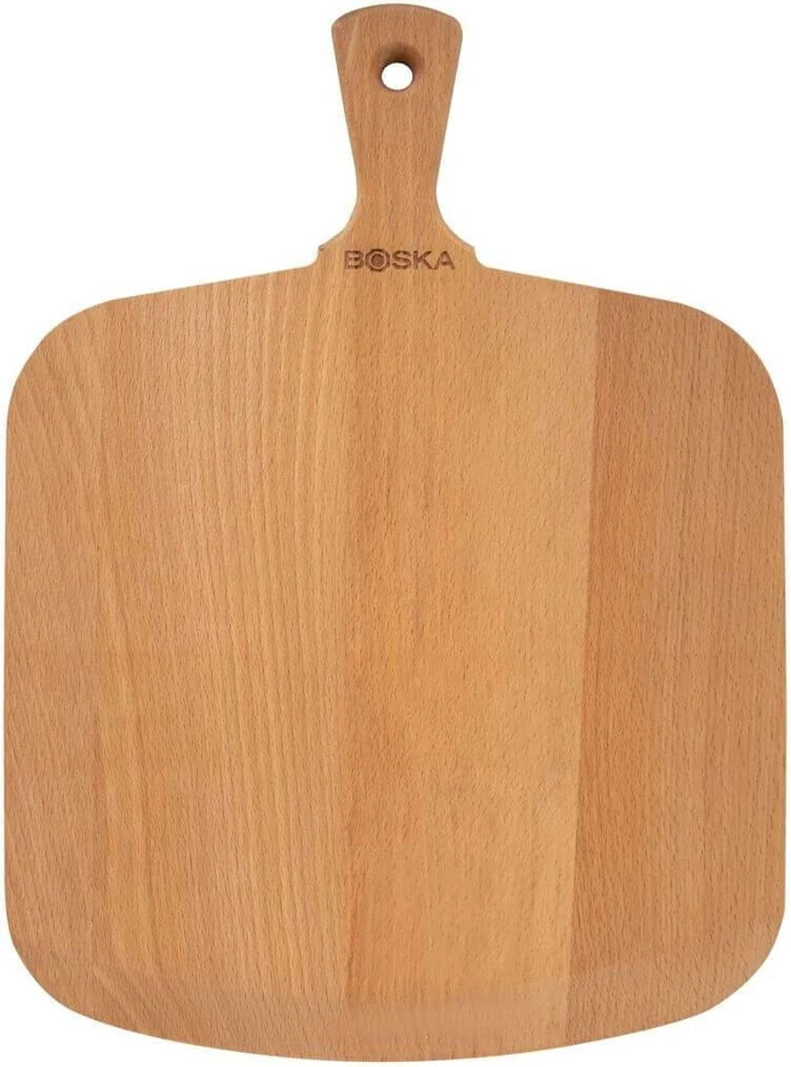 Boska Pizzaschep Amigo - Voor Warme En Koude Pizza - Kort Handvat - Beukenhout - 30 Cm Breed 3 Boska Pizzaschep Amigo - Voor Warme En Koude Pizza - Kort Handvat - Beukenhout - 30 Cm Breed