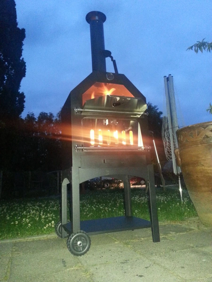 Merkloos MaxxGarden Pizza Oven - Smoker Barbecue Houtskool 45 X 65 X 158cm 12 Merkloos MaxxGarden Pizza Oven - Smoker Barbecue Houtskool 45 X 65 X 158cm - Afbeelding 10