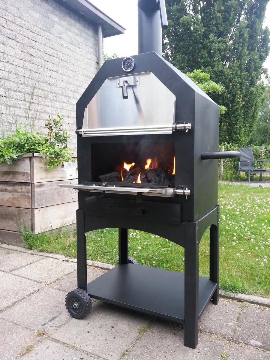 Merkloos MaxxGarden Pizza Oven - Smoker Barbecue Houtskool 45 X 65 X 158cm 17 Merkloos MaxxGarden Pizza Oven - Smoker Barbecue Houtskool 45 X 65 X 158cm - Afbeelding 15