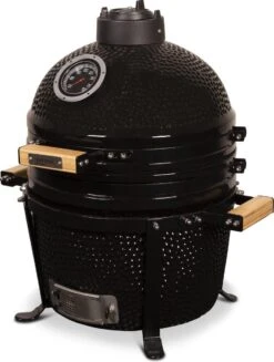Patton Kamado 15" - Keramisch - Tafel Model - Premium Black - Medium - Zwart -Barbecue Grill Winkel 907x1200