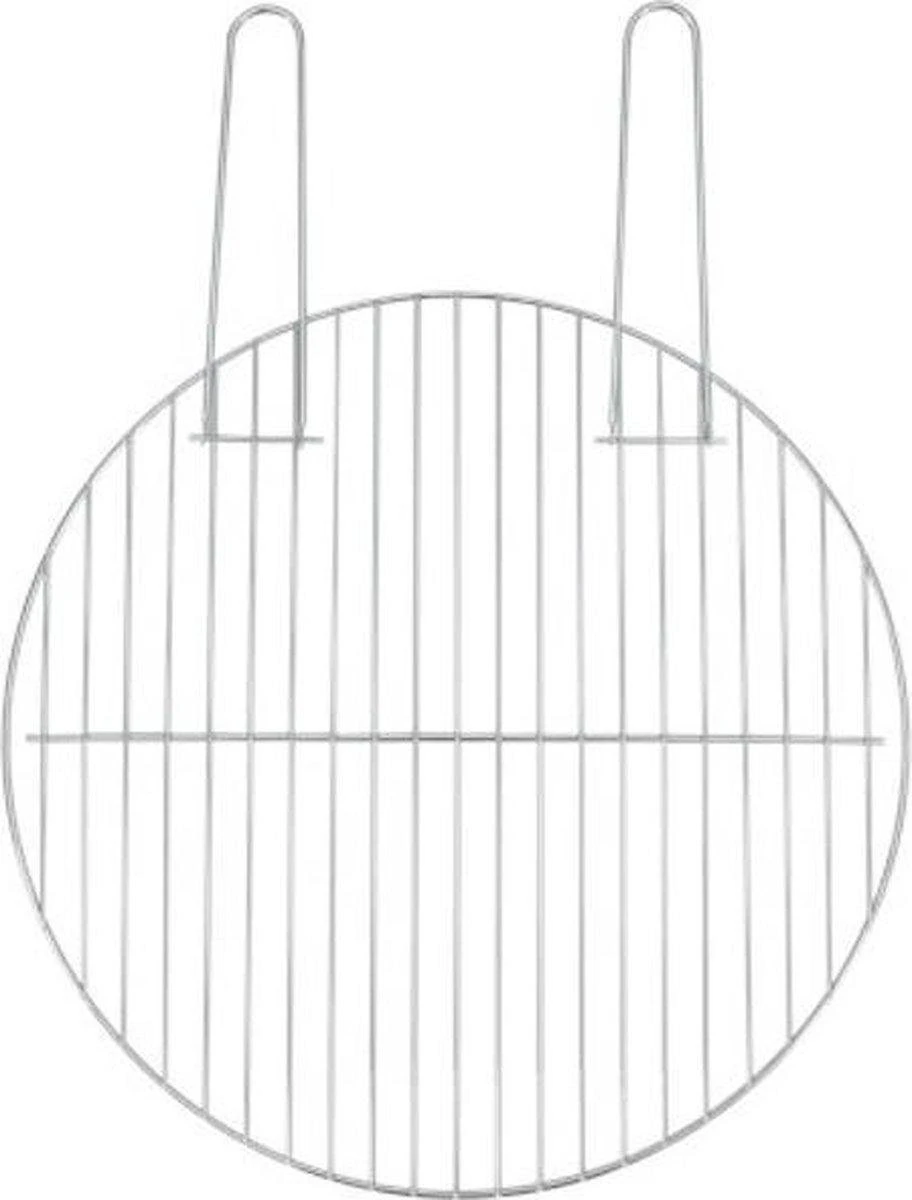BBQ Rooster Van Roestvrij Staal Voor Ø 44 CM Doorsnede Kogel BBQ's (o.a. Geschikt Voor Weber) Barbecuerooster Verchroomd - Met Handvaten - Hoge Kwaliteit 3 BBQ Rooster Van Roestvrij Staal Voor Ø 44 CM Doorsnede Kogel BBQ's (o.a. Geschikt Voor Weber) Barbecuerooster Verchroomd - Met Handvaten - Hoge Kwaliteit