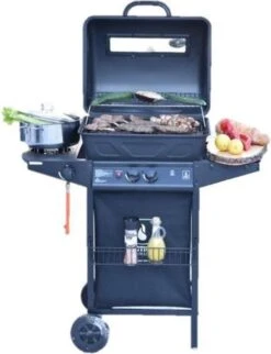 Halifax Gasbarbecue 5,5 KW - Buitenkeuken Met Lavasteen Grillplaat En Gaspit - 100x98 Cm -Barbecue Grill Winkel 921x1200 2
